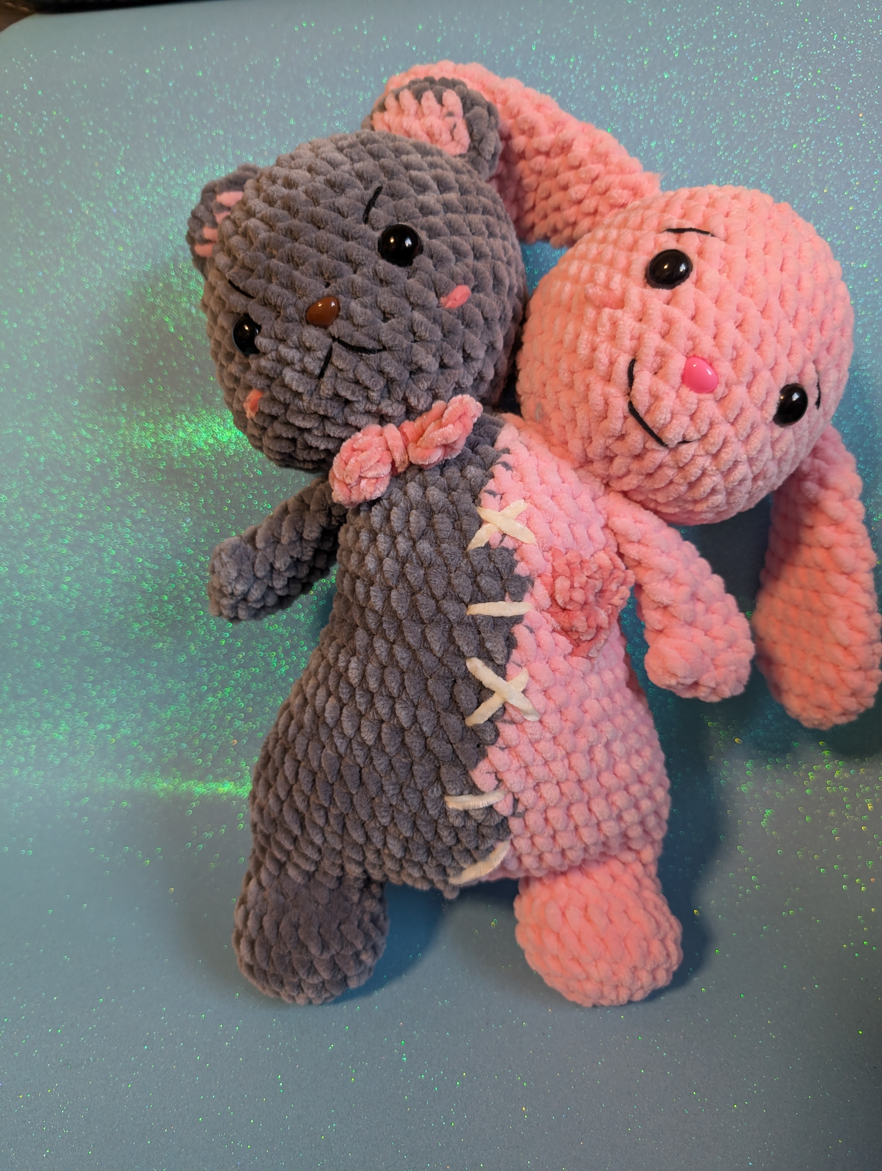 Handgemacht mit Herz aus Polyester Wolle von Pined